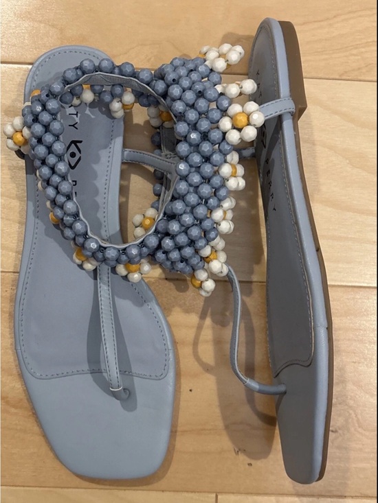 Katy Perry Collections Shoes - Katy Perry The Gardener Beaded Ankle Sandals Sizes 8 1/2 8.5